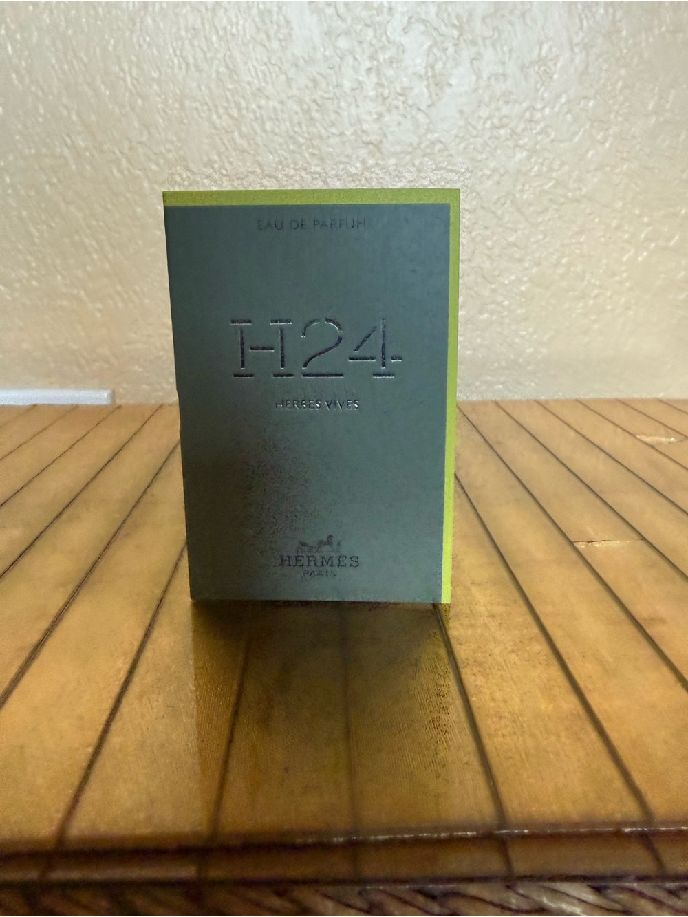 Hermes H24 Box in Olive Green with Lime Edge x2 EDP